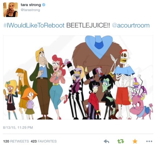 cheezyweapon:  jackie-chaos-bunny:  Tara Strong, I LOVE YOU! 😍  I am behind this 100% but I don’t know if the voice actors are even around anymore.. At the very least the animation wasn’t too hard to reproduce. This is probably one of the few shows