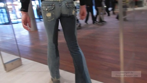 femboydl:wetting true religion jeans in public leaving the store- it was a brave and risky session…   - more awesome pictures->http://femboydl.tumblr.com/archive  Buffs!!!!!!!!!
