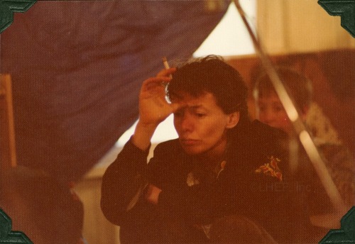 Judy Grahn, at the Lesbian History Exploration Conference (1975). Photo by Tee Corinne (Lesbian Hers