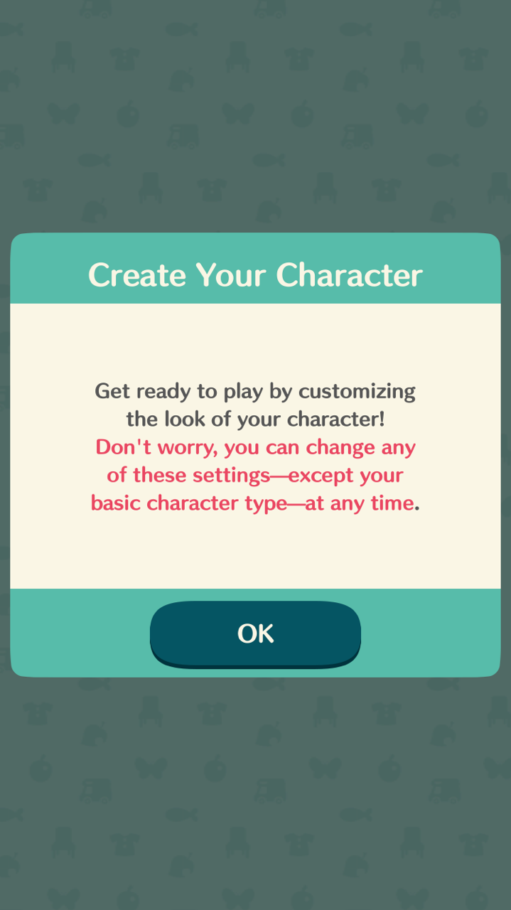 fuckyeah-animalcrossing:All customizable options for your character in Animal Crossing