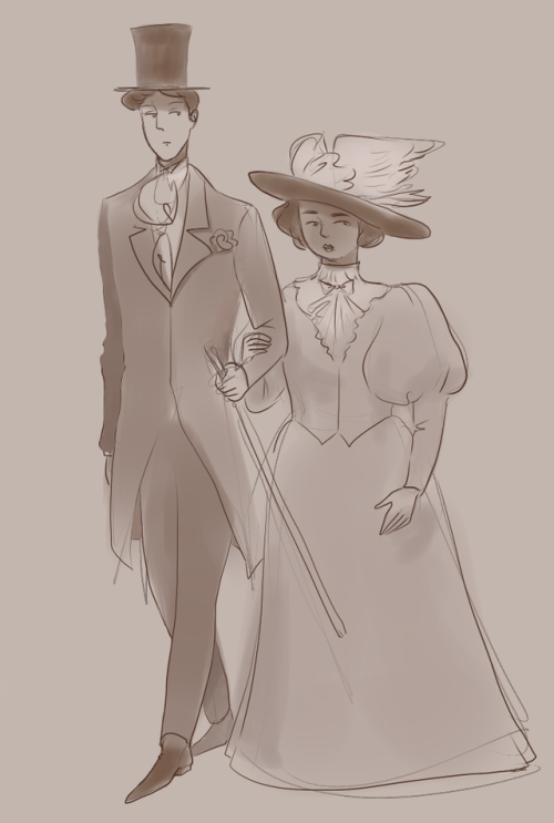 riotarttherite:Old sketches of Millie and Christopher, and a recent one of the main Witch Week cast 