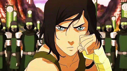 korrapotter:korra looks badass and cute at the same time i love her new hair