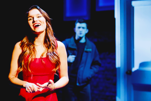 thebarksy:Samantha Barks and Jonathan Bailey as Cathy and Jamie in The Last Five Years at the St Jam