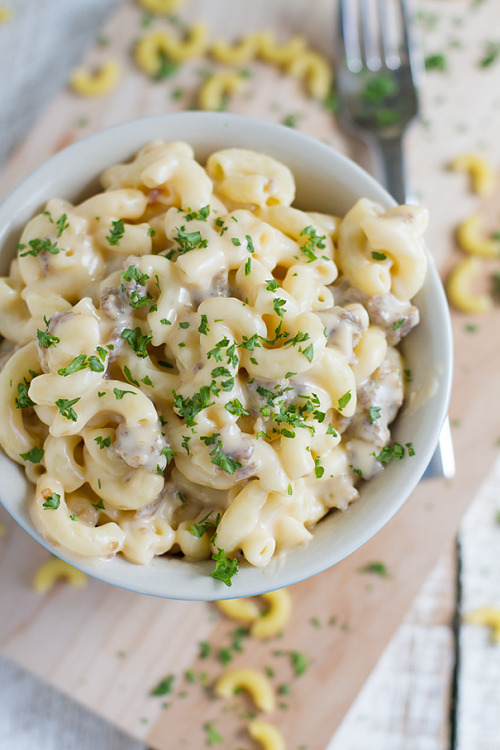 fattributes:  Stovetop Sausage Mac and Cheese