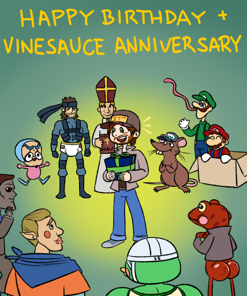 Happy 12th anniversary of Vinesauce, and may there be many more years of amazing memes.