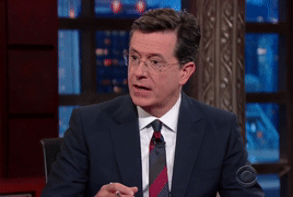 these-are-the-first-steps:reylooo:Stephen Colbert being the voice of the entire Adam Driver fandom (