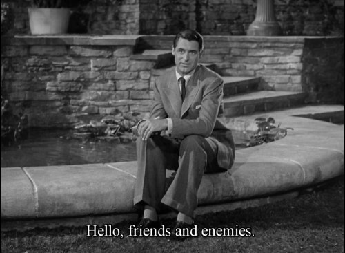 Cary Grant in: Phildalphia Story (Dir. George Cukor, 1940).