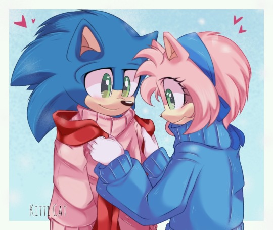 CGMayra — Sonamy movie vs Sonamy x creador de amy rose movie