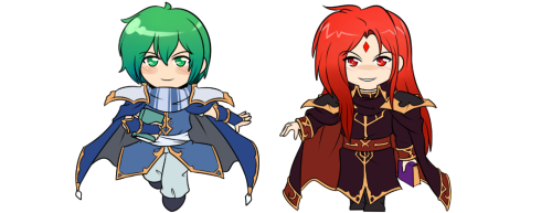 Fire Emblem Genealogy Of The Holy War Chibis That I Intend To Make Into Acrylic Straps.