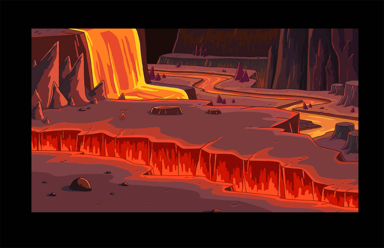 selected backgrounds from Evergreen art director - Nick Jennings BG designers - Derek