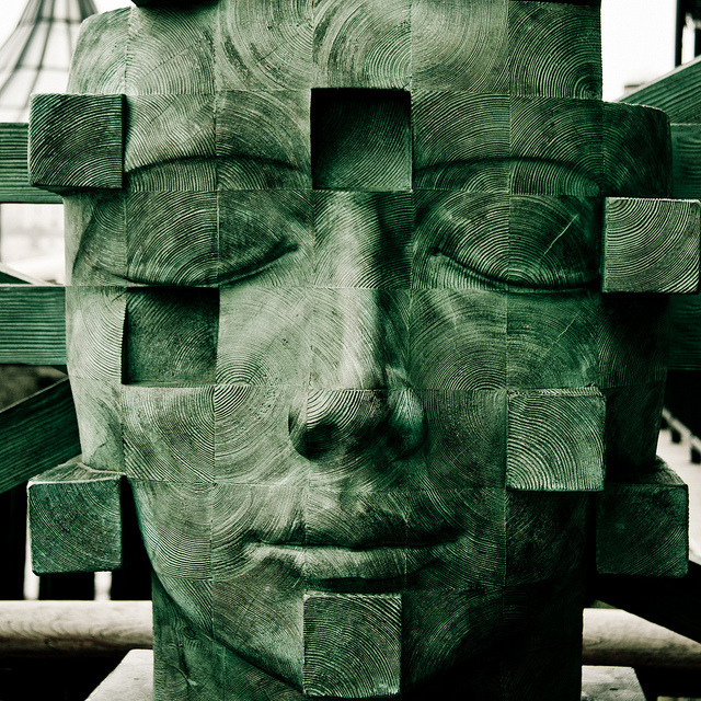 repulsed:  Peter Chinnock, scupture by Jilly Sutton