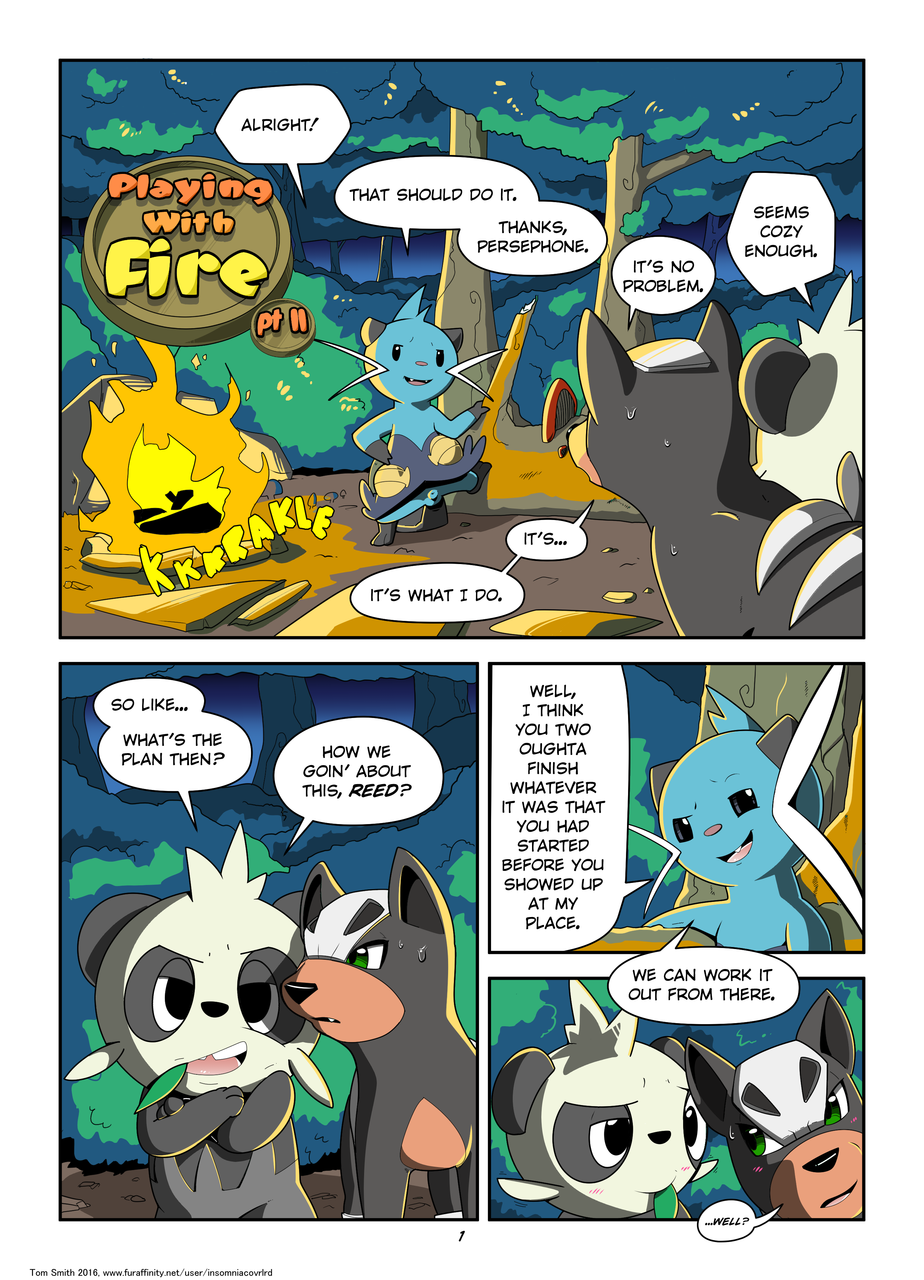  [Comic] Playing With Fire: pt II - All Pages (text post) 