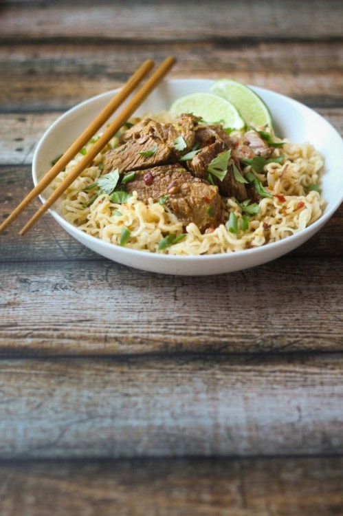 Crockpot Beef Curry with NoodlesGet the recipe here.