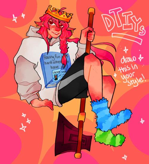 calwasfound:ahaha yeah it’s a dtiys !! i chose to do a prompt in which i draw a mcyt in an outfit i 