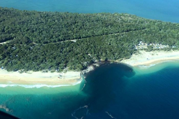 sixpenceee:   Sinkhole devours part of popular beach in QLD, Australia A major sinkhole