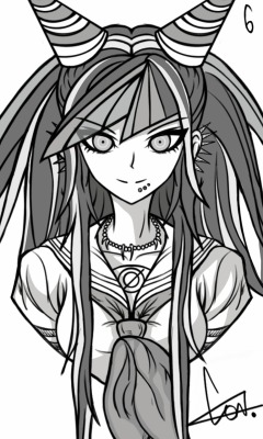 conrolive:  :Ibuki Mioda (sketch) 