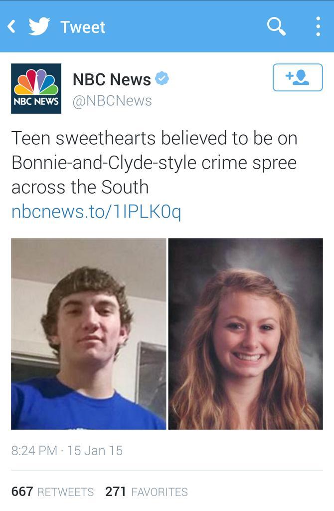 space-queer:  thisiswhiteculture:  maxofs2d:  Two white teens are on a “crime spree”