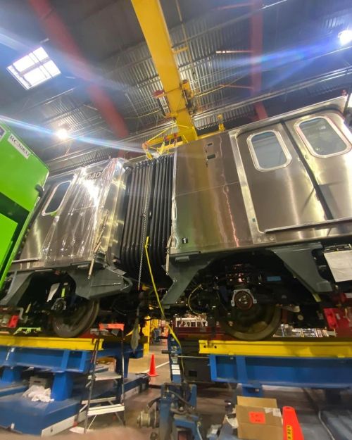 The new R211 subways cars are almost ready for service! The open-gangway cars, with accordion-like w