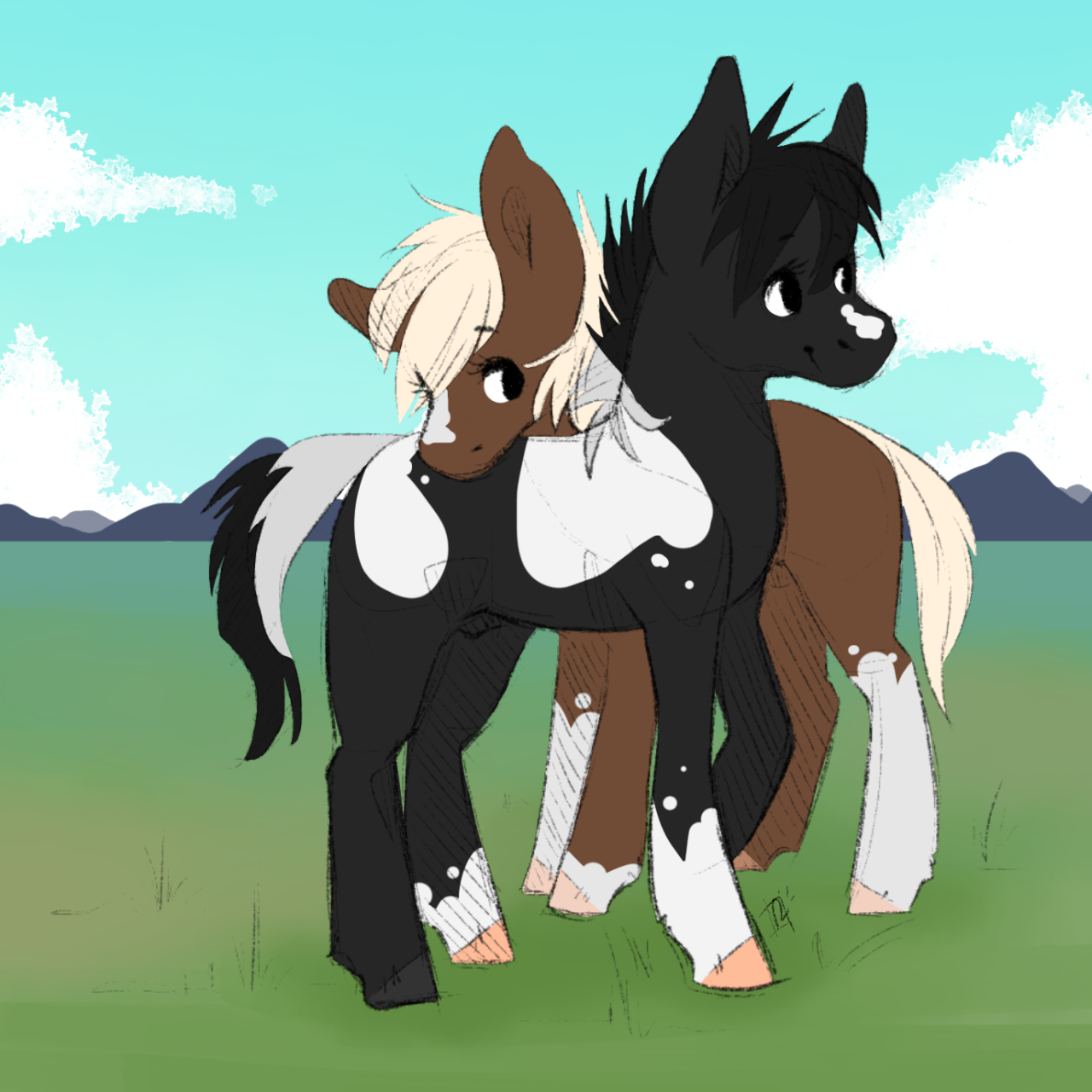 sinclair2013:  I colored them~ They’re so cute! This will have to satisfy you all