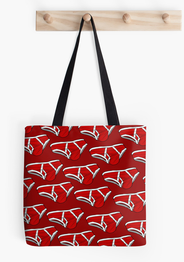 RedBubble added tote bags!! With all-over printing!! So I messed around and made