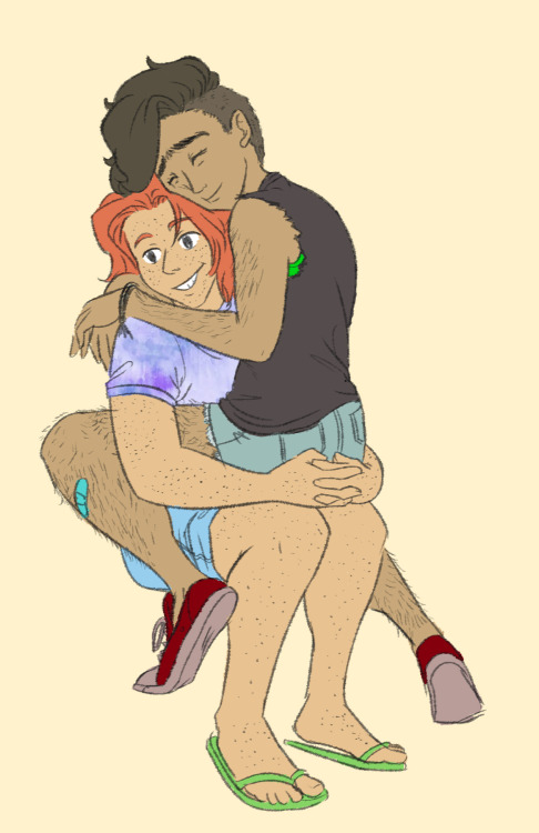 accessible-d20:magpizza:When you’re here, you’re family.(Being Gay)[ID: a drawing of kir