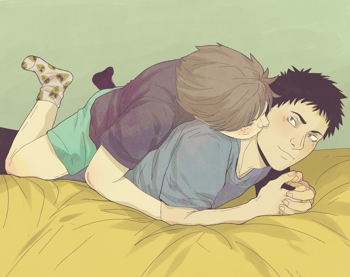 themightynyunyi:  I just wanted to draw something happyalso the alien socks are back