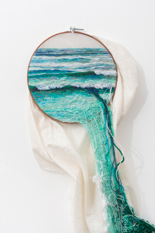 XXX staceythinx:  Embroidery by Ana Teresa Barboza photo