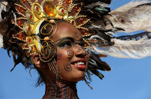 Trinidad carnival woman