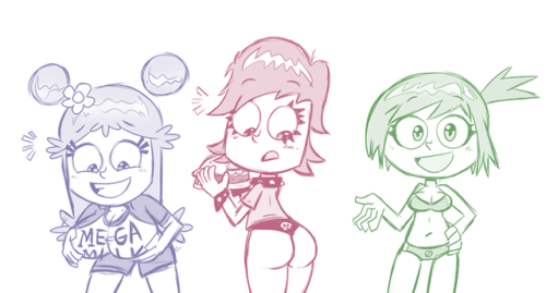 A weekend’s worth of AmiYumi doodles!