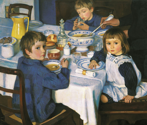  At Breakfast by Zinaida Serebriakova 1914