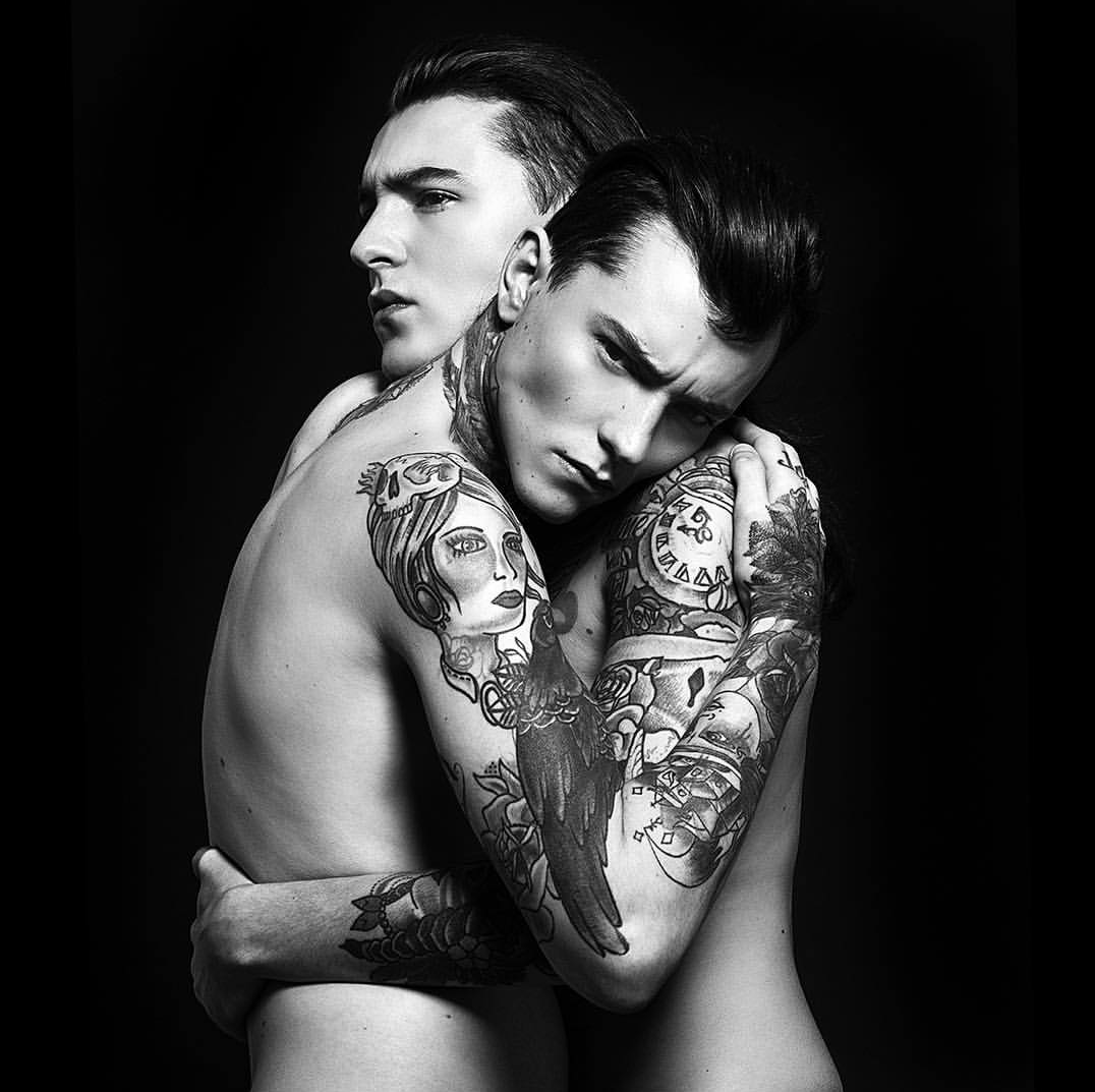 asifthisisme:  Brothers in arms… Aidan and Bud Brennan Williams photographed by