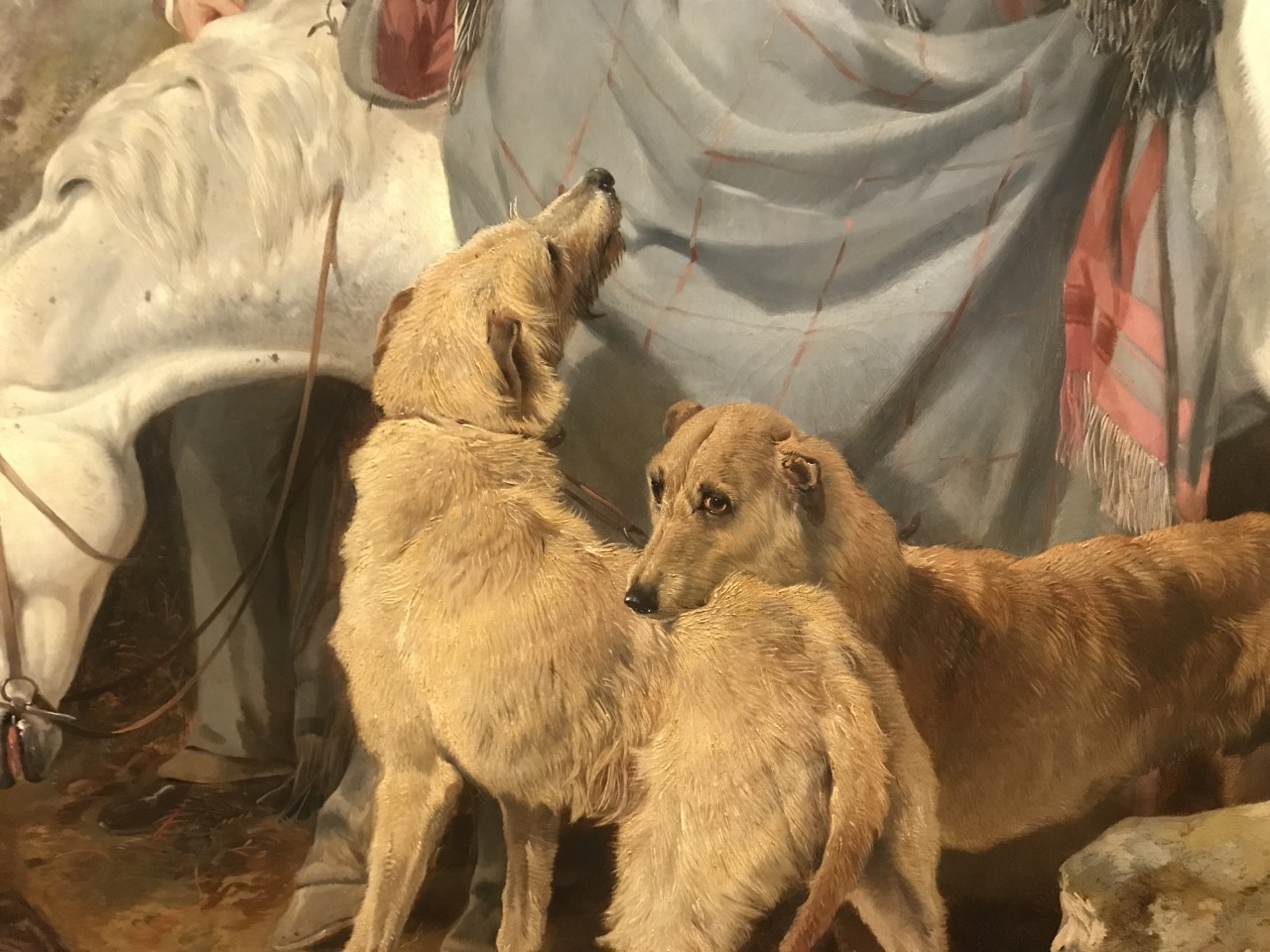 Casually getting worked up by earthy colors and dogs at the museum