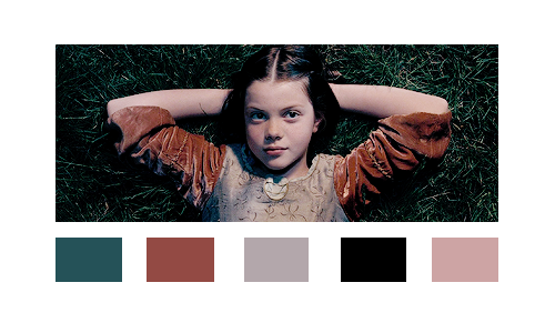 naarnians: Lucy Pevensie + color palettes pt.2