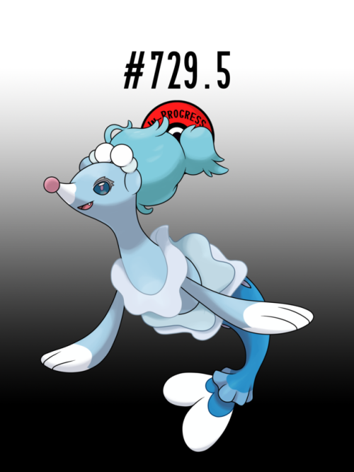 inprogresspokemon: #728.5 - Popplio are frivolous and hard-working Pokemon who constantly practice t