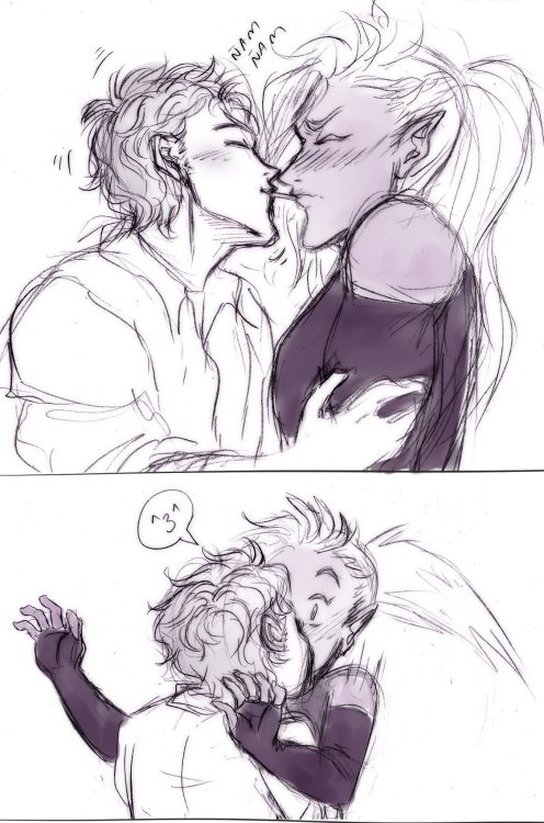 Happy Pocky Day!! (Alberto (my oc) &amp; Hadeth (@dakara_E)