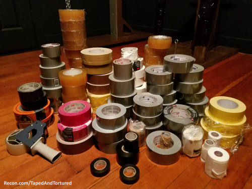 tapedandtortured: Added another 30 rolls to my stash last week.  Now I’m all set for a month of mind