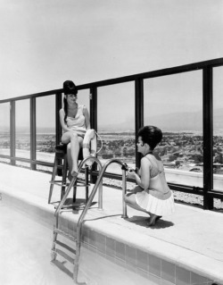 vintagelasvegas:On the roof of The Mint.