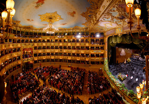 concerthallsaroundtheworld: Opera House at La FeniceVenice, Italy 1792