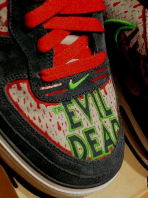 wearmyart:Hand painted ‘Evil Dead’ custom Nikes Visit my Etsy, now open at: www.etsy.com