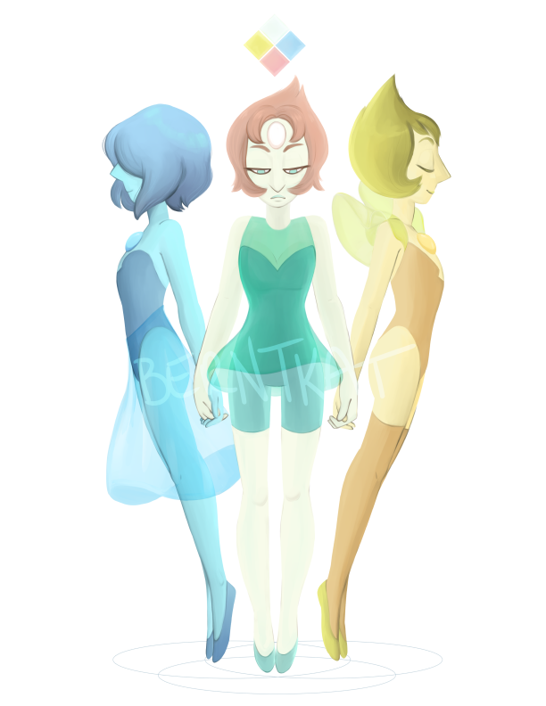 berntkat:  A print Im planning on selling at ECCC16 The three pearls of my heart