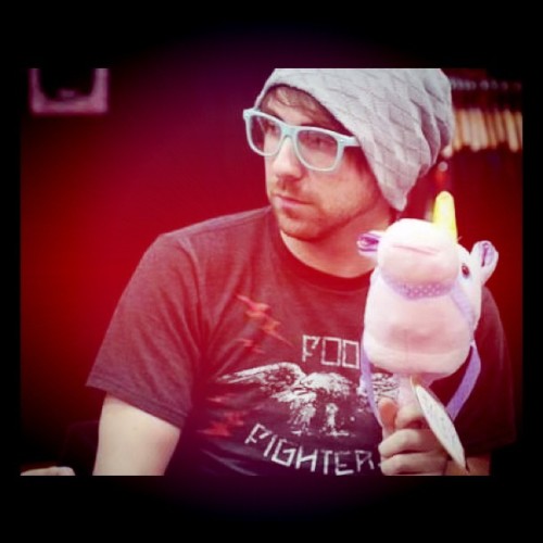 My man, he&rsquo;s w/ a unicorn too!  #LOVE #awg #soulmate :))) #alexgaskarth #atl