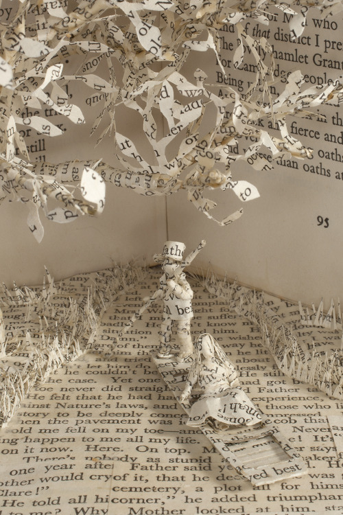 &lsquo;In Grantchester&rsquo; Book Sculpture using 'The Complete Poems of Rupert Brooke&
