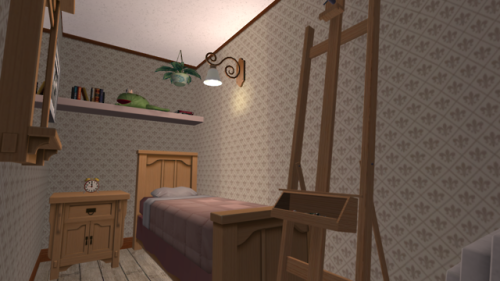 Stuck House [CC FREE]The tenement building consists of 4 furnished apartments, the highest one being