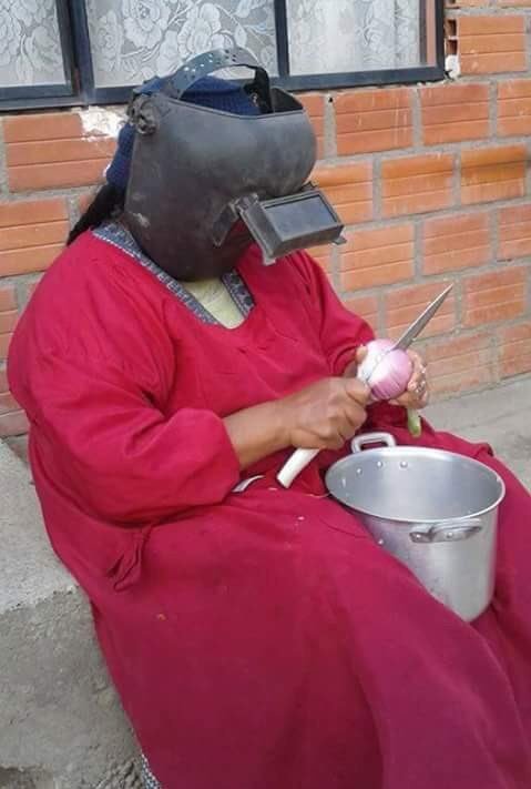 Cuando ya te cansaste de sufrir y no permites que ni siquiera una cebolla te haga