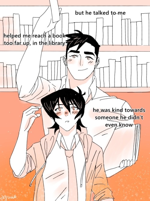 creamxgrim: AU where Keith is the disaster gay (or something like that :’D) I didn’t jus