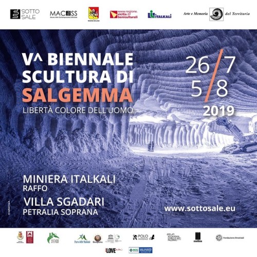 V^ biennale scultura di salgemmaLibertà colore dell'uomo26 luglio - 5 agosto 2019MACSS - Muse