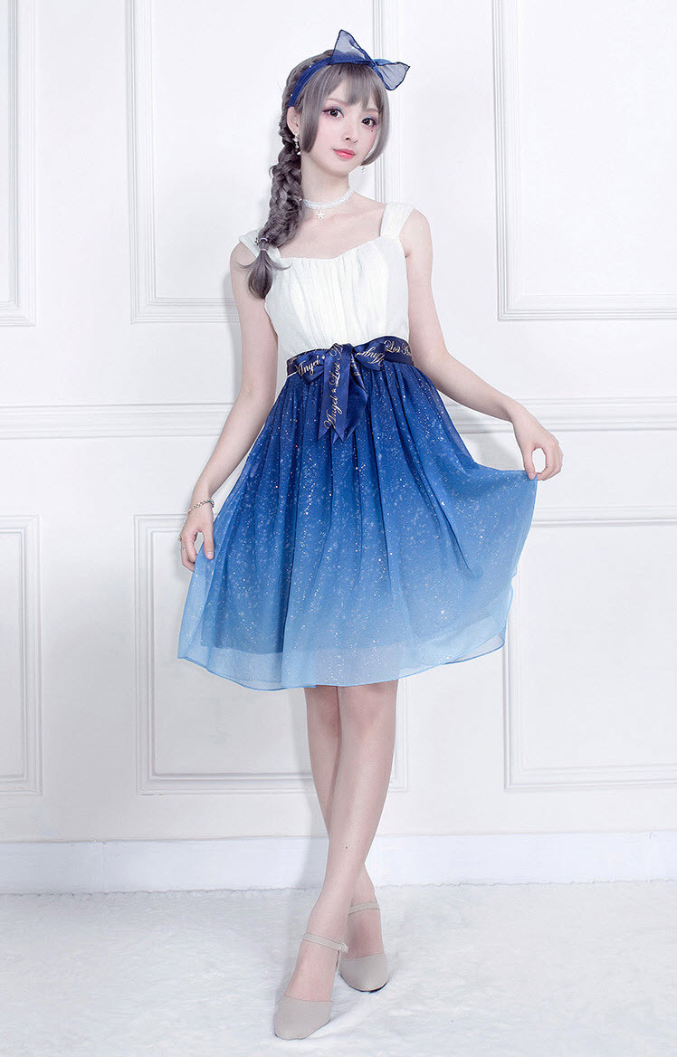 lolita-wardrobe:  NEW #Constellation Themed Designs: Lost Angel 【-✨✨-Starry