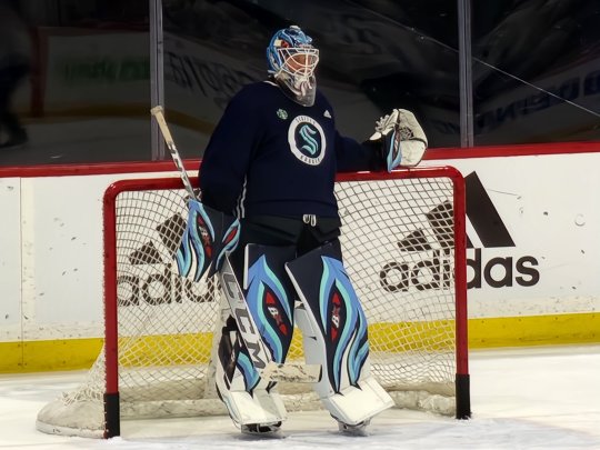 Goalie Gear Nerd on X: 🦑 Magnus Hellberg's @SeattleKraken setup for next  season is a maritime work of art.⚓️  / X