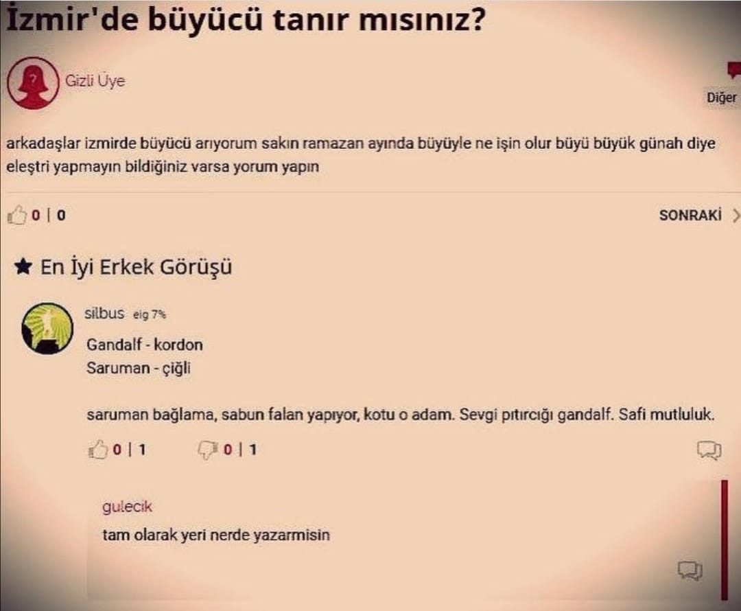 İzmir'de büyücü tanır...