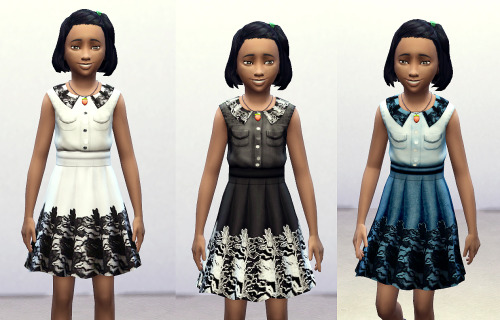 onyxsims: A few more TS4 Downloads from Onyx Sims. The shorts and lace dress are for the female chil